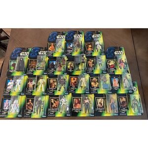 2001 Hasbro Star Wars POTJ Collection 2 Action Figures Lot of 21 MOC Sealed New!